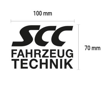 Aufkleber SCC Fahrzeugtechnik klein
